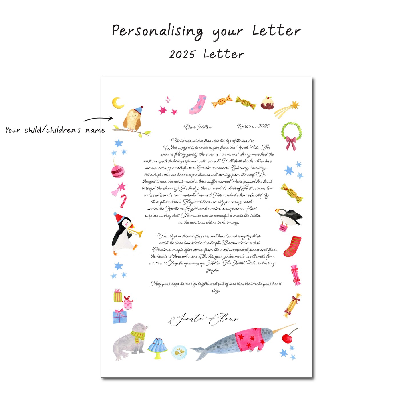 The 2025 Printable letter