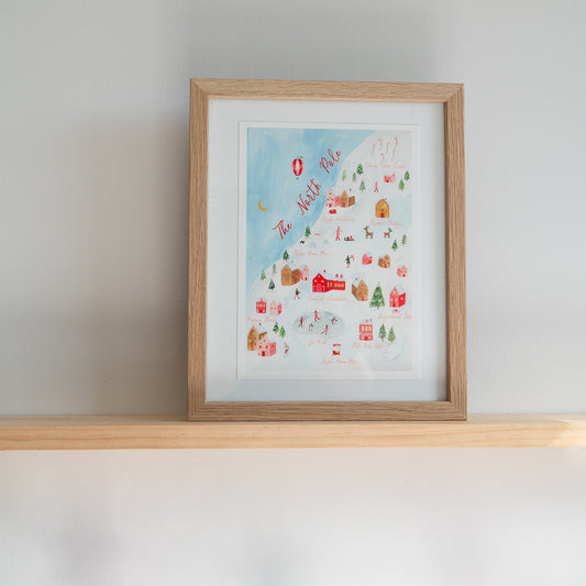 The North Pole art print