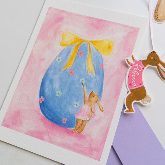 Bluebell Bunny Print