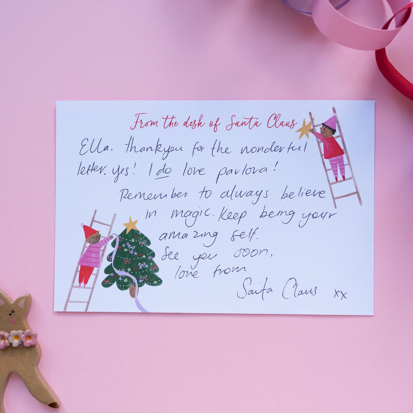 A note from Santa Claus