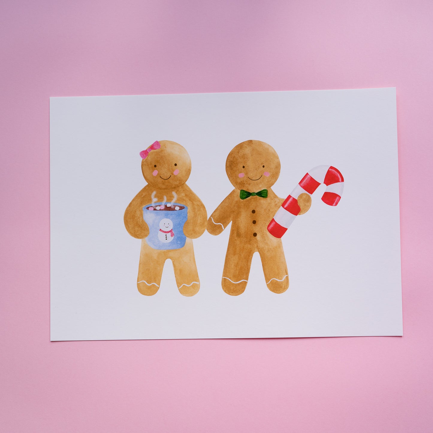 Sugar and spice gingerbread print