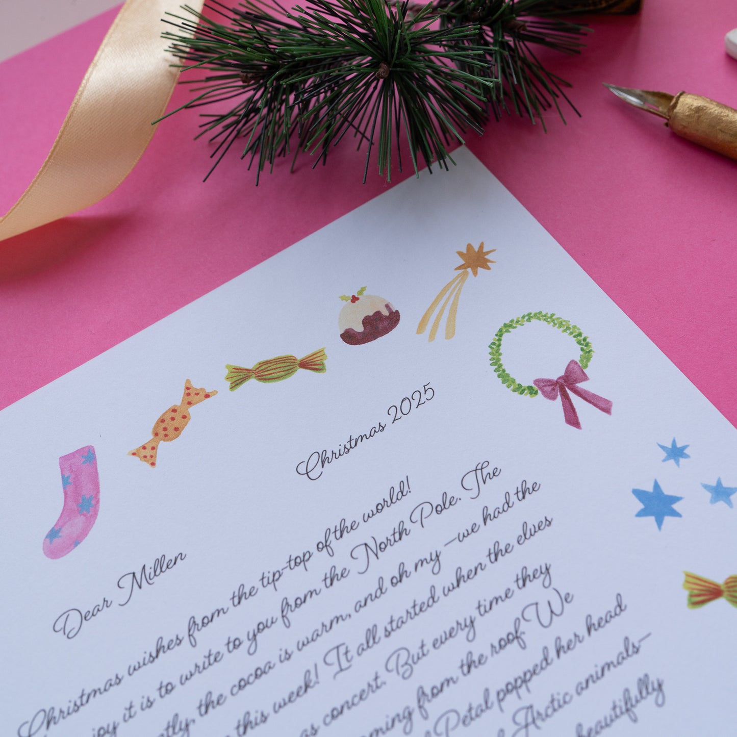 The 2025 Printable letter