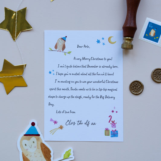 The Elf goodbye letter
