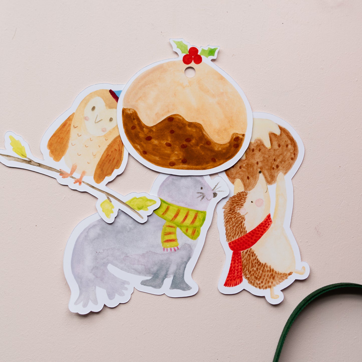 North Pole friends gift tags