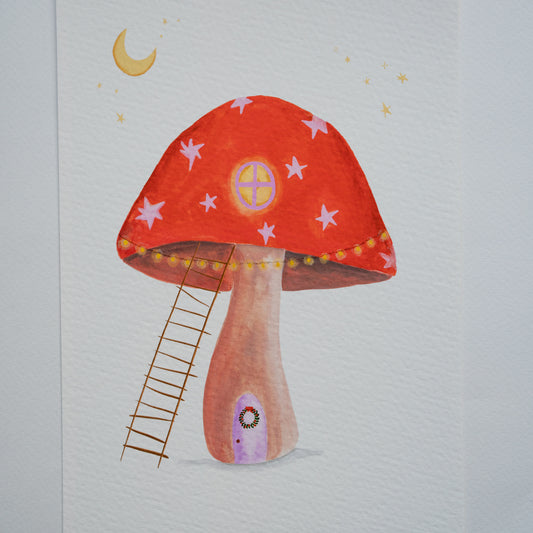 SAMPLE Mushroom print