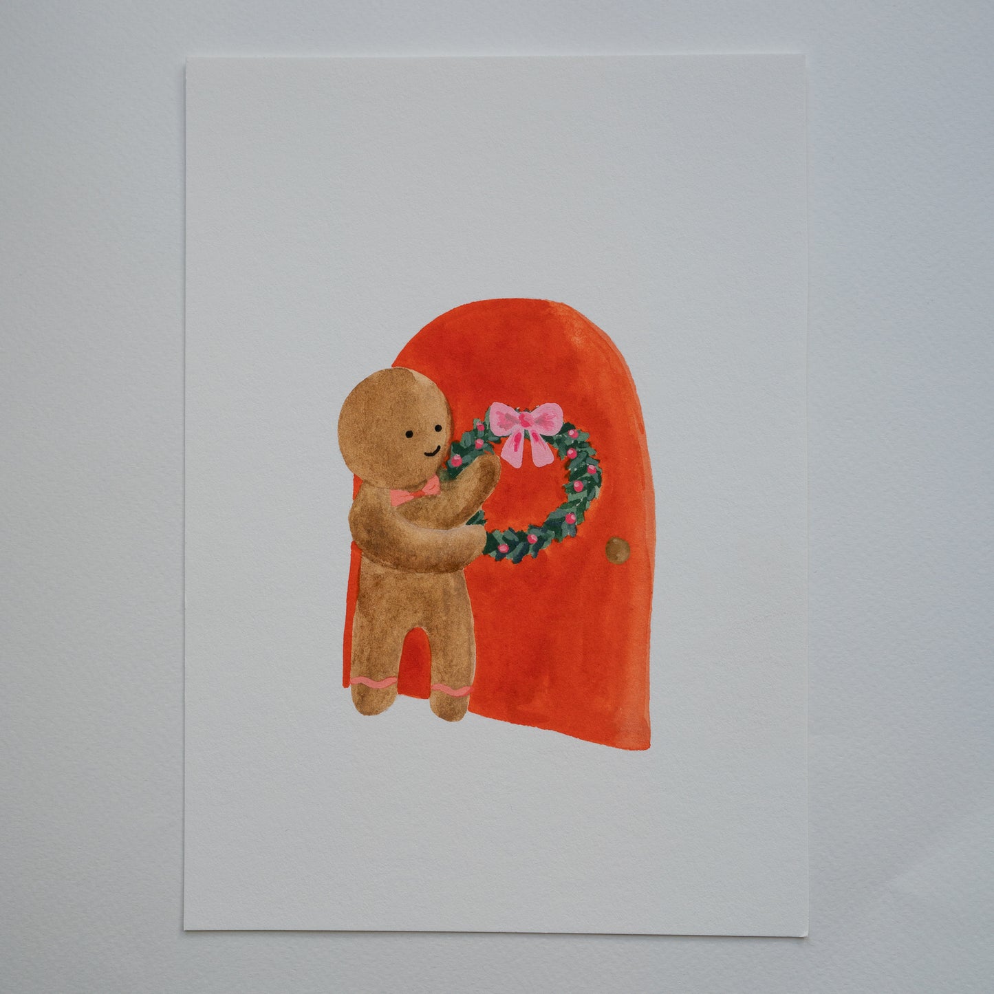 SECONDS Christmas gingerman print