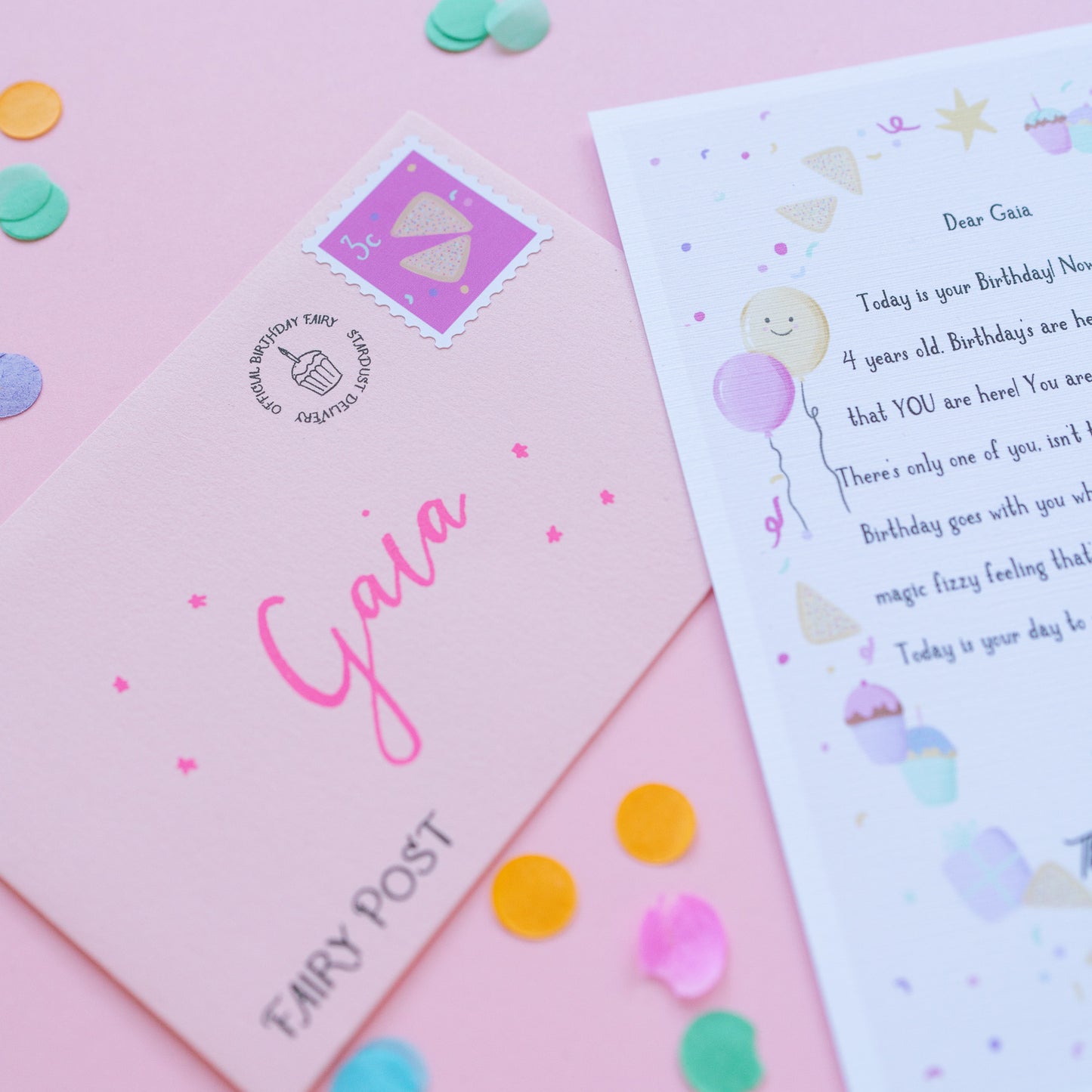 The Birthday Fairy Letter