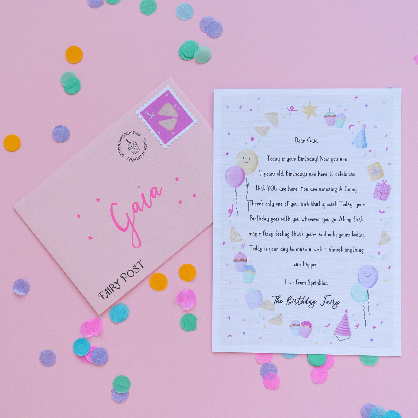 The Birthday Fairy Letter