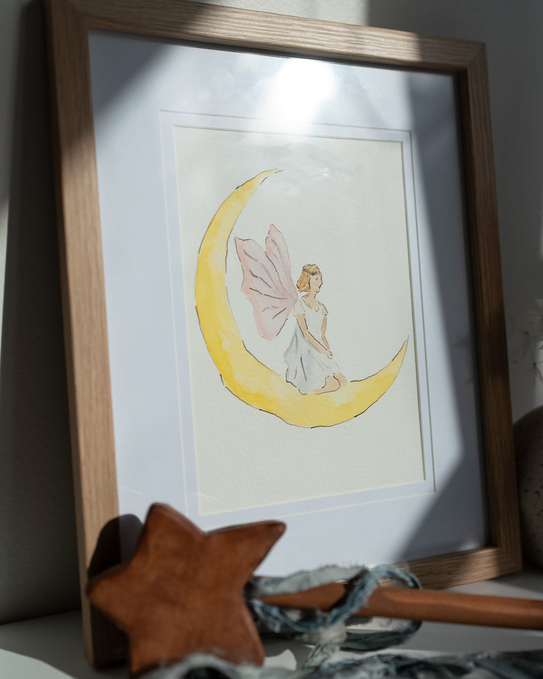 lunar fairy art print