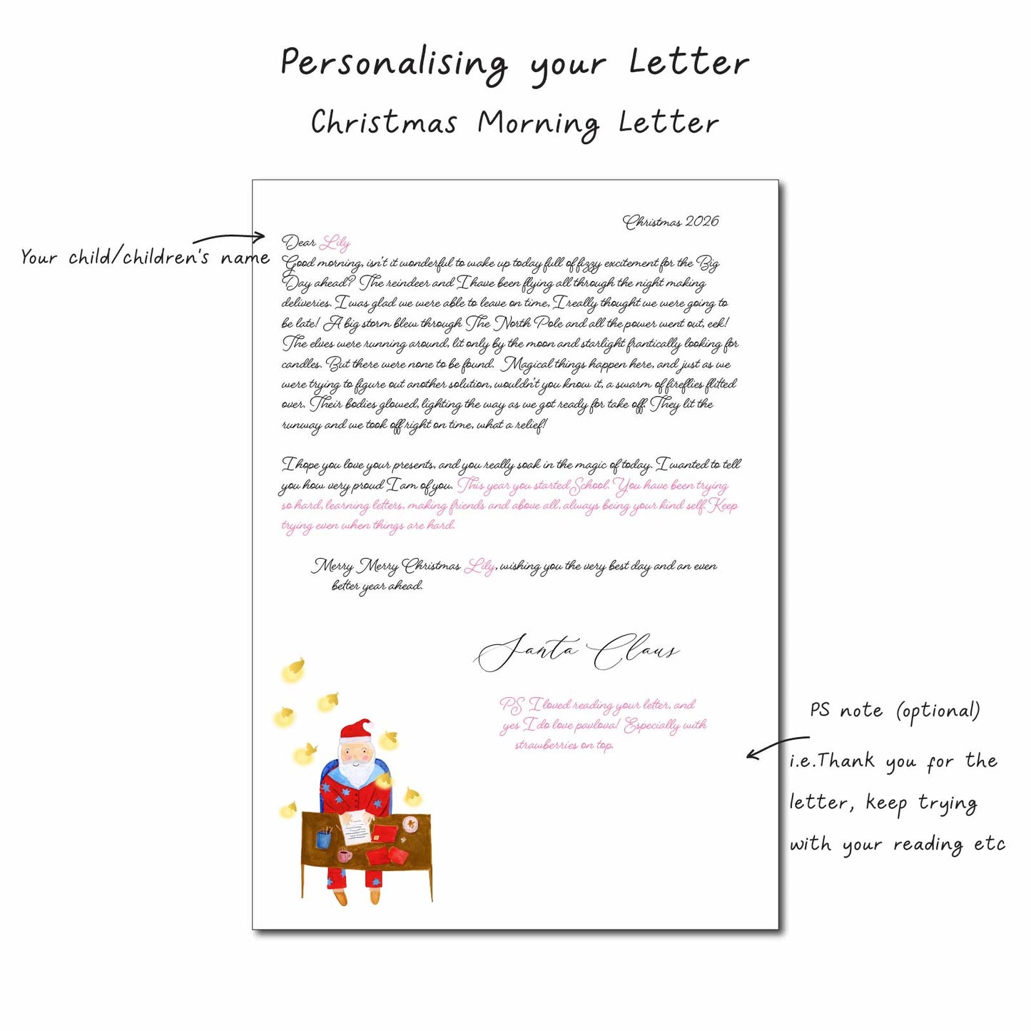 Christmas Morning Letter
