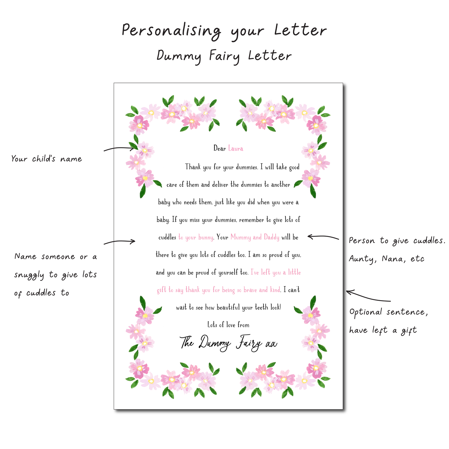 The Dummy Fairy Letter